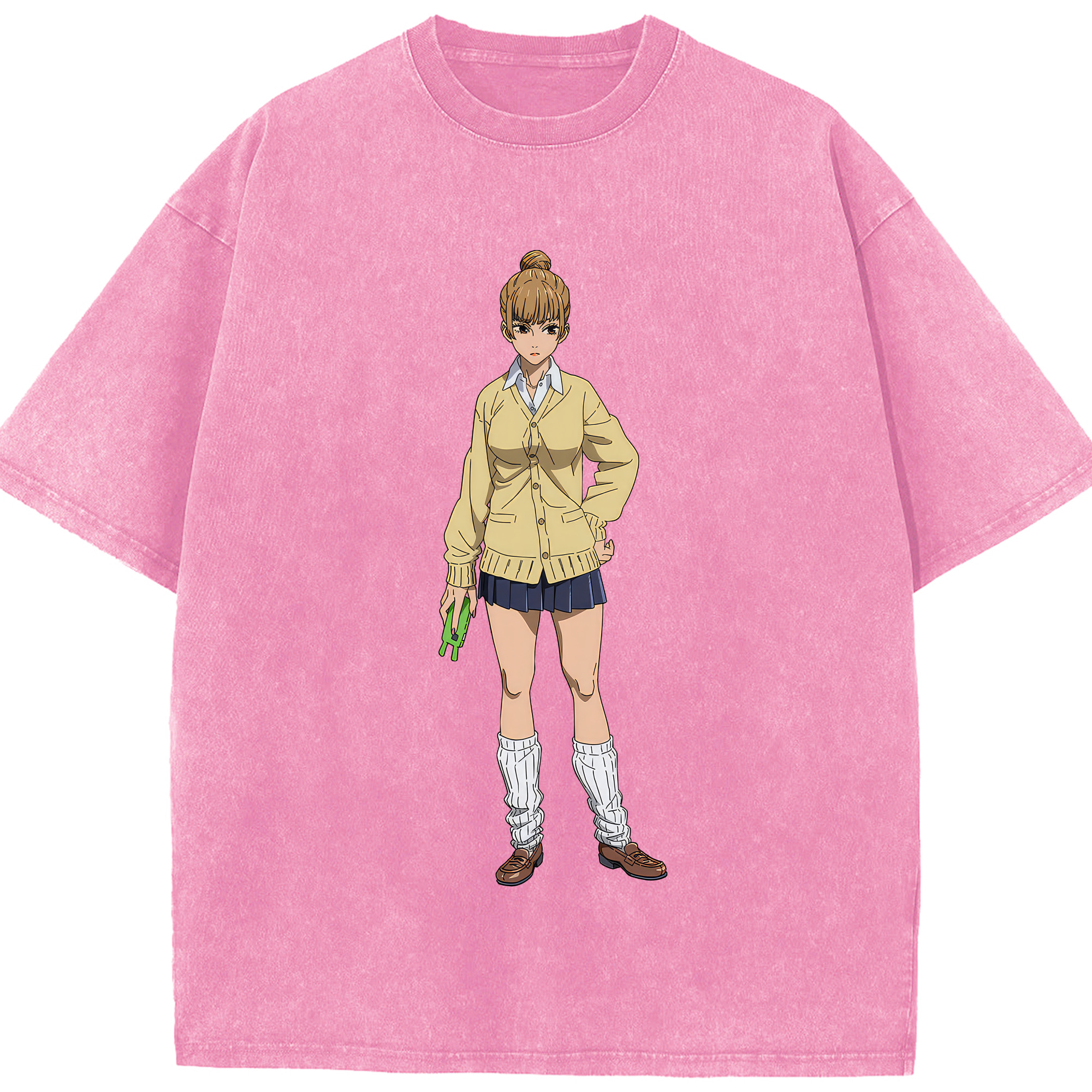 （画像用） 呪術廻戦 Jujutsu Kaisen 綿100% ヴィンテージ風 半袖Tシャツ（フロントプリント）